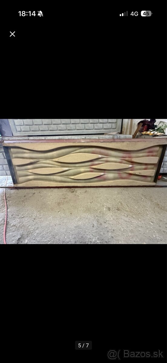 Predám vibracný stôl a formy na betónové ploty. - 6