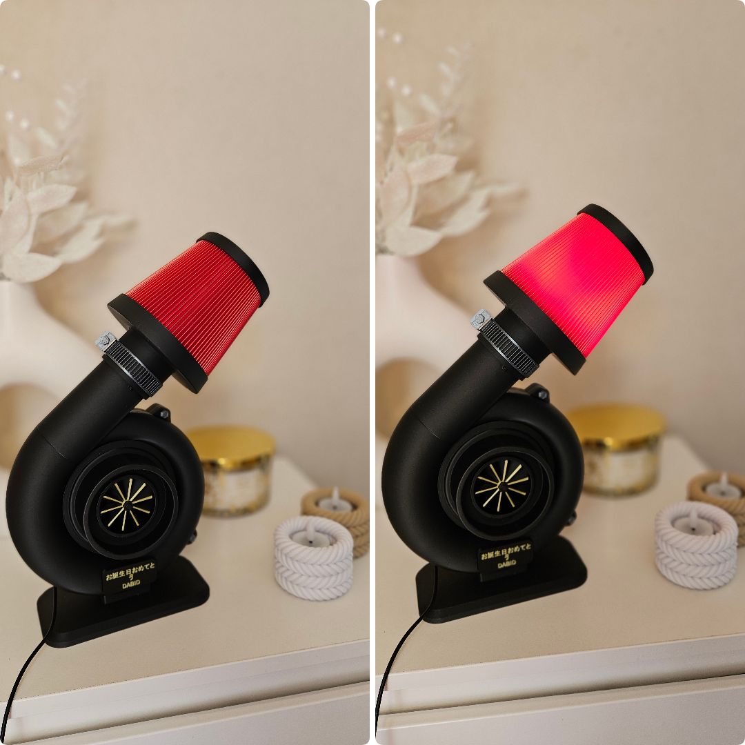TURBO LAMP - dekoratívna lampa v tvare turba - 6