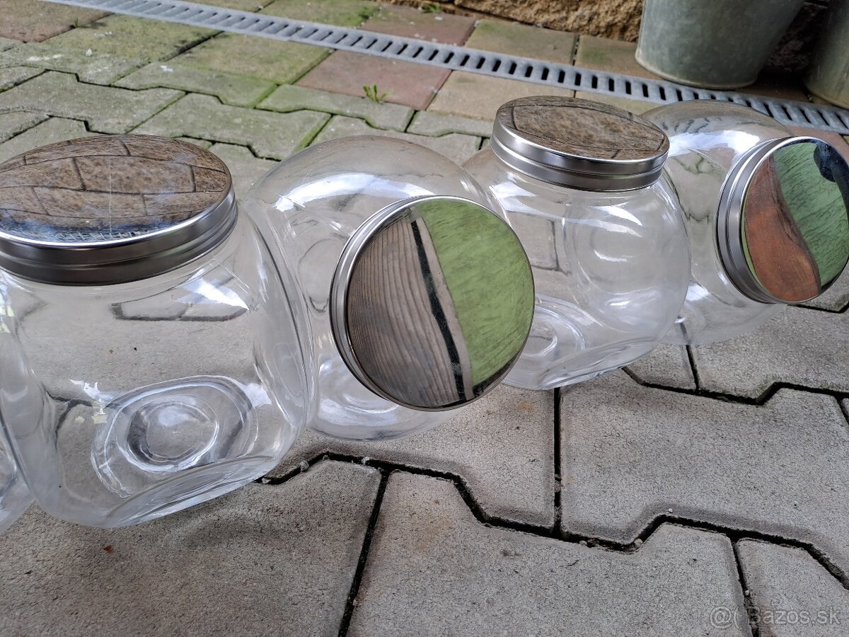 Sklenene dozy na potraviny - 6