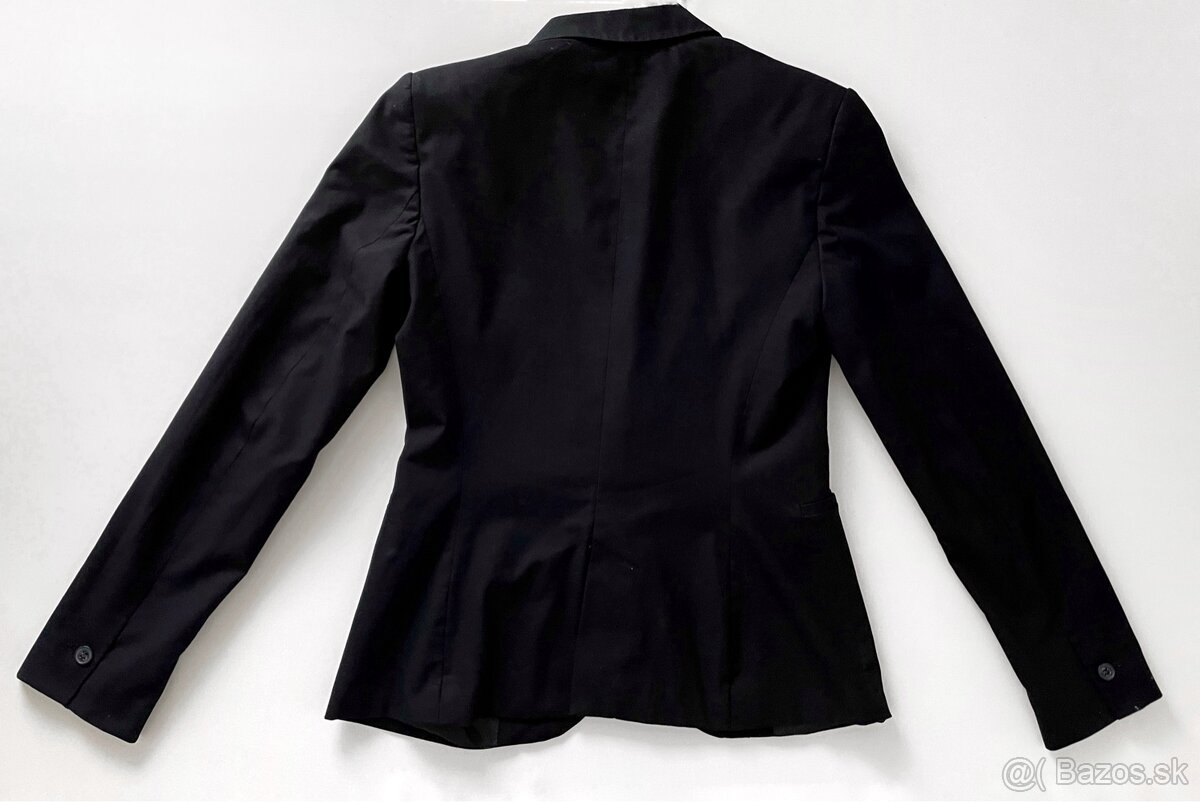 Zara klasické čierne dámske sako 34 (XS) - 6