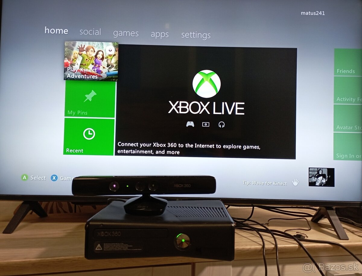 XBOX 360 SLIM 4GB aj s kinectom - 6