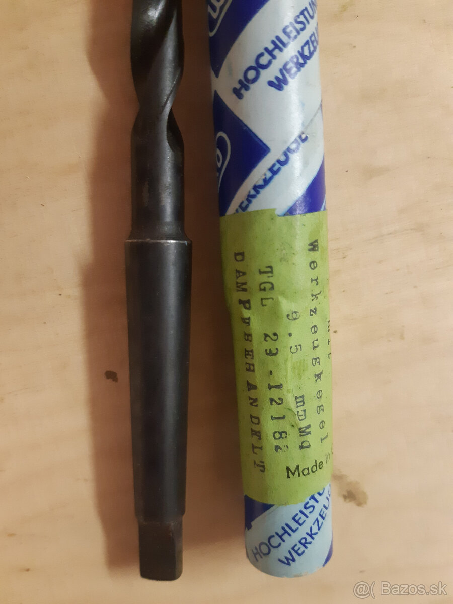 Vrtáky s kužeľovou stopkou HSS ČSN 221140 - 6