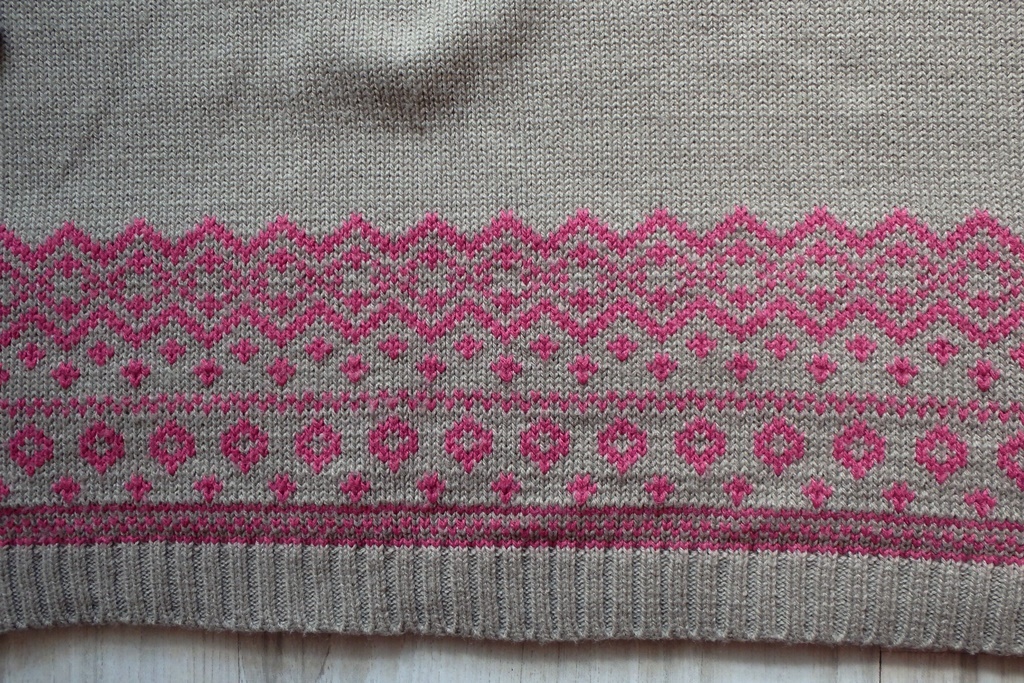 Ružovo hnedý sveter značky BOYSEN S, v. 44/46 - 6