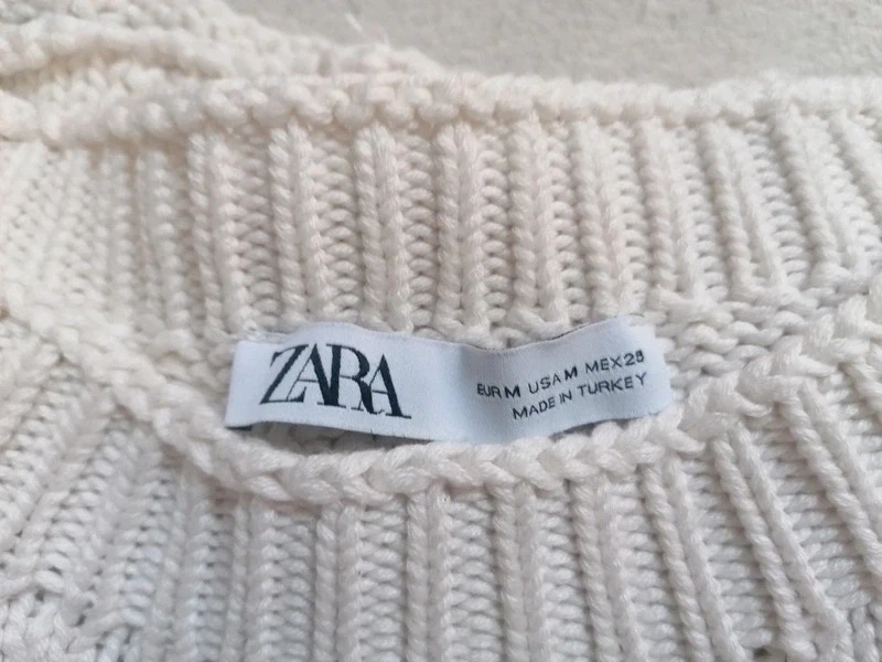 ZARA pletený sveter M - 6
