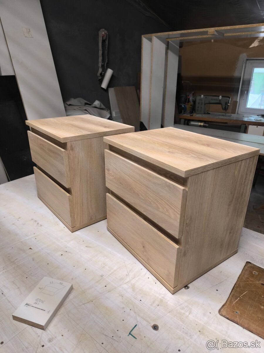 Nočný stolík 2ks nové - 6