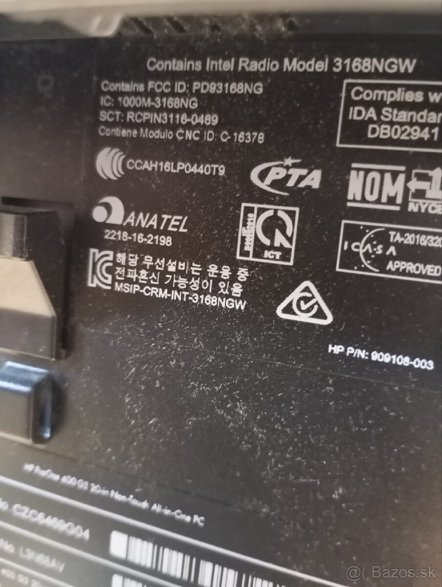 Stolný počítač HP ProOne 400 - 6