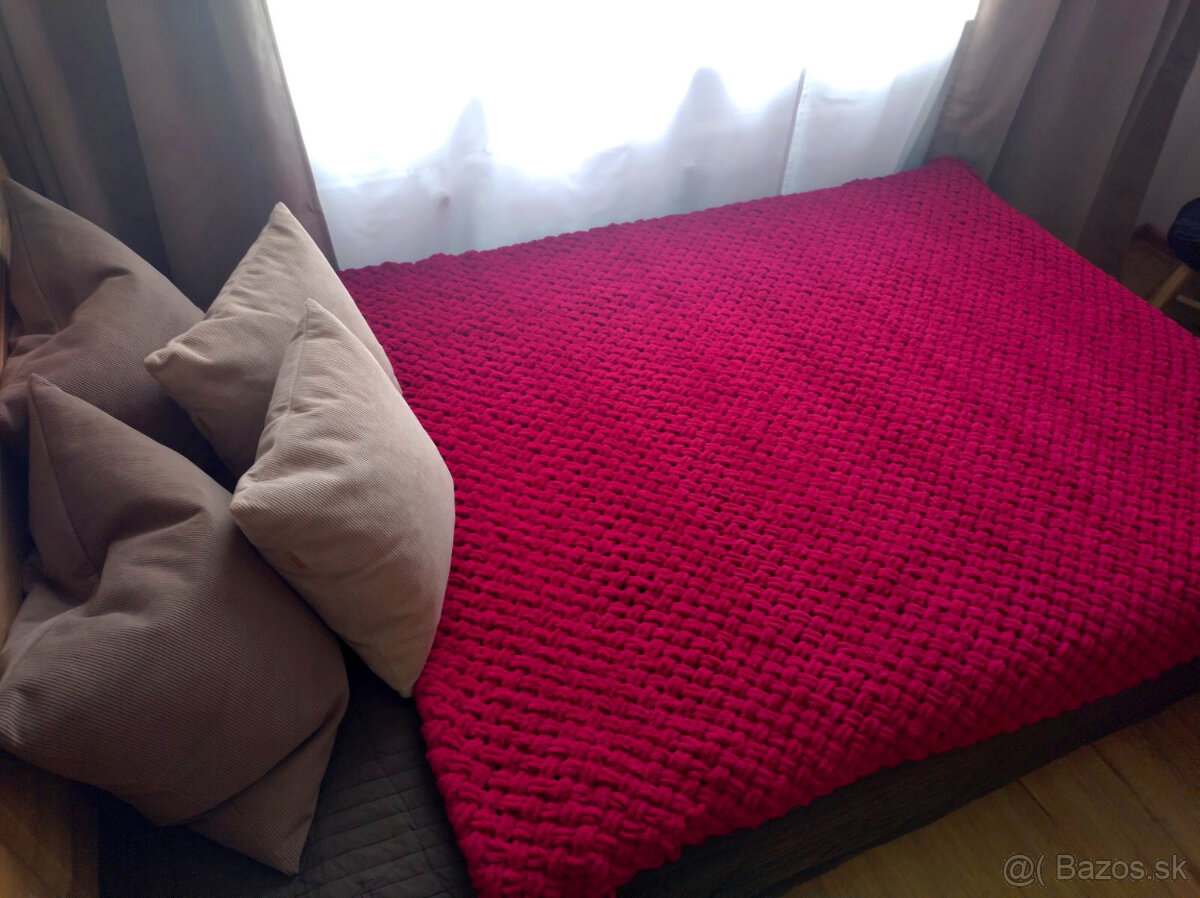 nova velka 145x200 pletena deka Vinova - 6