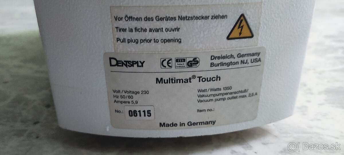 Zubná technika, Pec, Multimat, Dentsply, totch. - 6