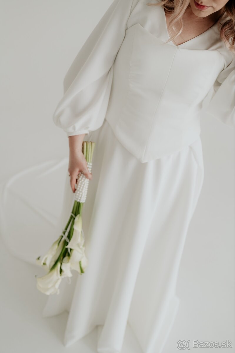 Svadobné šaty 42-44 - 6