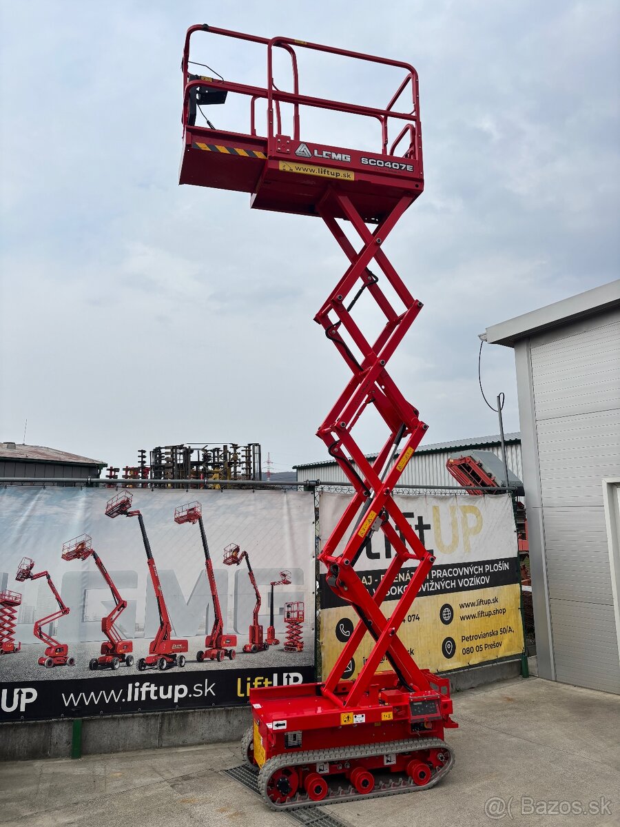 Pracovna plošina nová LGMG SC0407E 6,5m pásova - 6