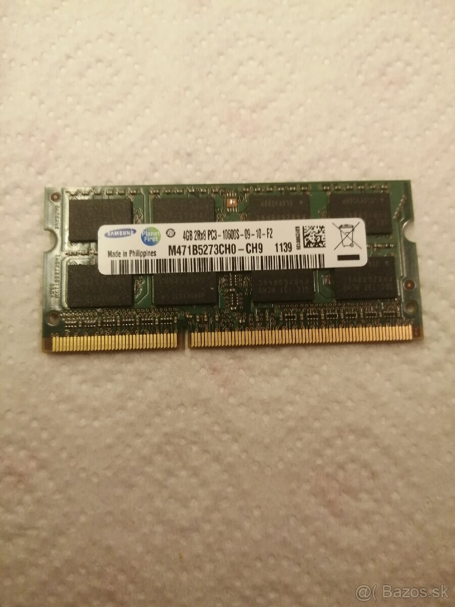 SoDimm DDR3 RAM 3x2GB, 2x2GB, 4GB z NB - 6
