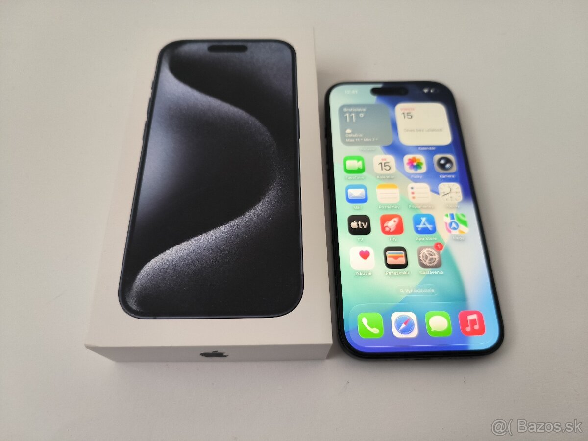 apple iphone 15 PRO MAX 512gb Black Titanium / Batéria 100% - 6