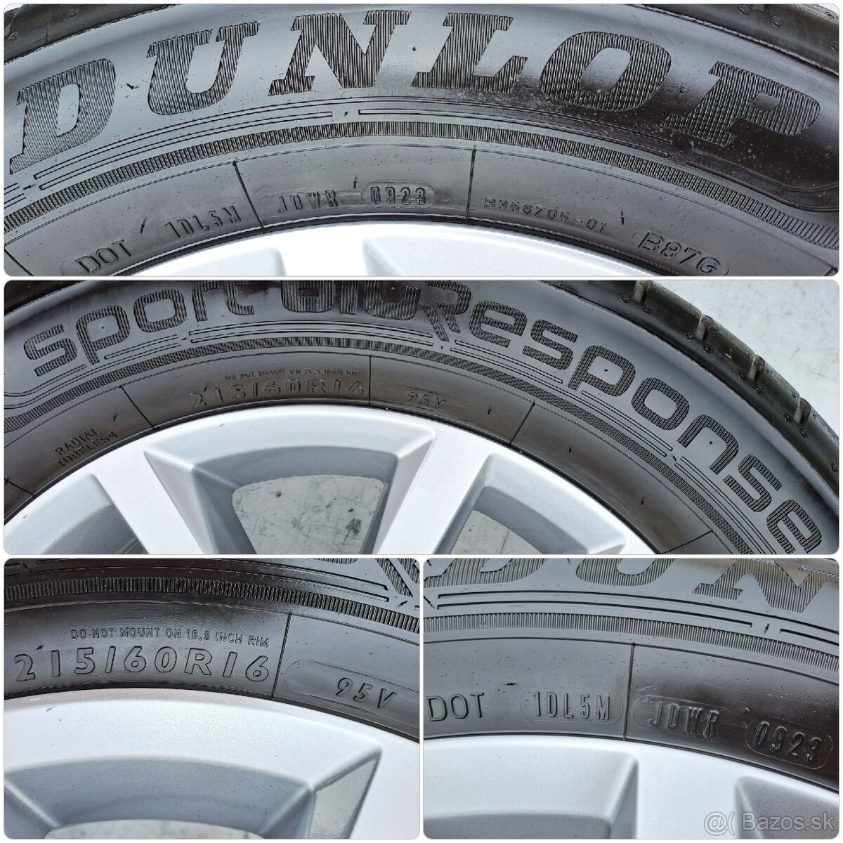 5x120 R17 BMW 5 Lúč + Pneu 235 55 R17 6mm - 6