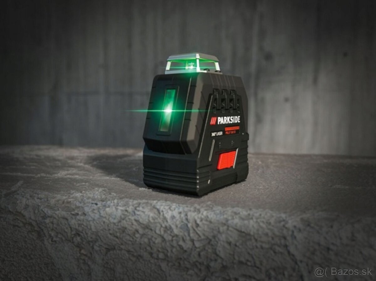 Laserový nivelak Parkside Perfomance PKLLP 360 + stativ - 6