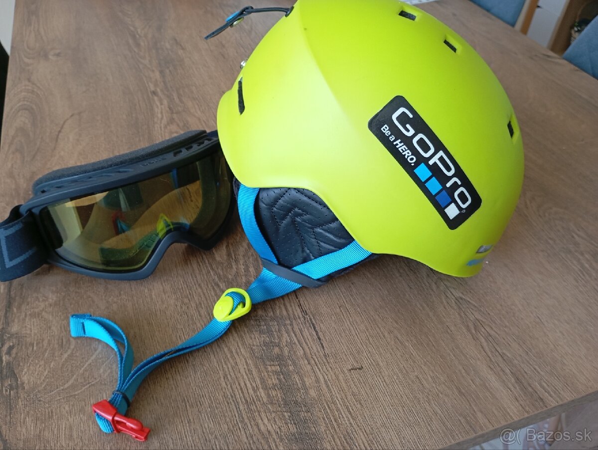 Predám prilbu a okuliare na snowboarding - 6