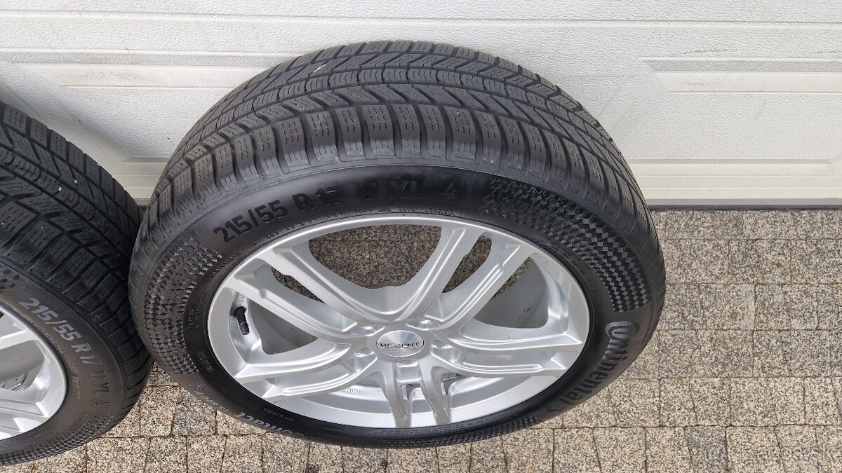 Zimné alu 215/55 R17, 5x112, Continental 870TS - 6