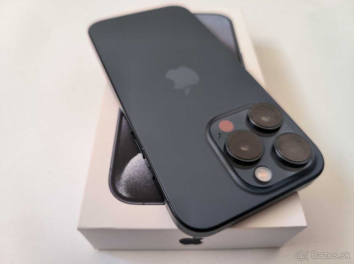 apple iphone 15 PRO 256gb Blue Titanium / Batéria 87% - 6