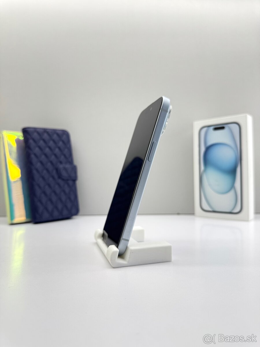 iPhone 15 128GB BLUE TOP STAV ORIGINÁL - 6