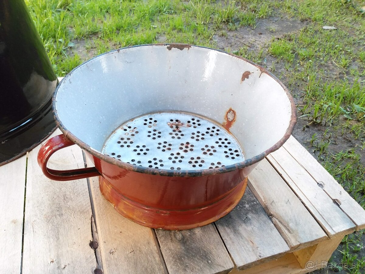 Smaltované hrnce, nádoby - 6