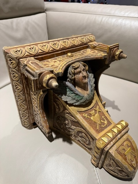 Starožitný drevenný oltár - 6