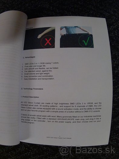 Exkluzívna LED opona 15m x 40cm - 6