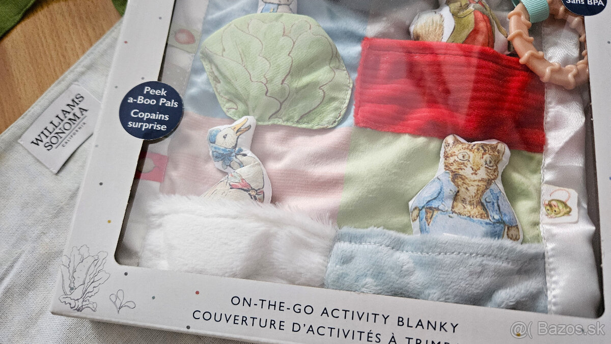 Peter Rabbit 4 ks set, detský uterák, aktivity deka, kuchyns - 6