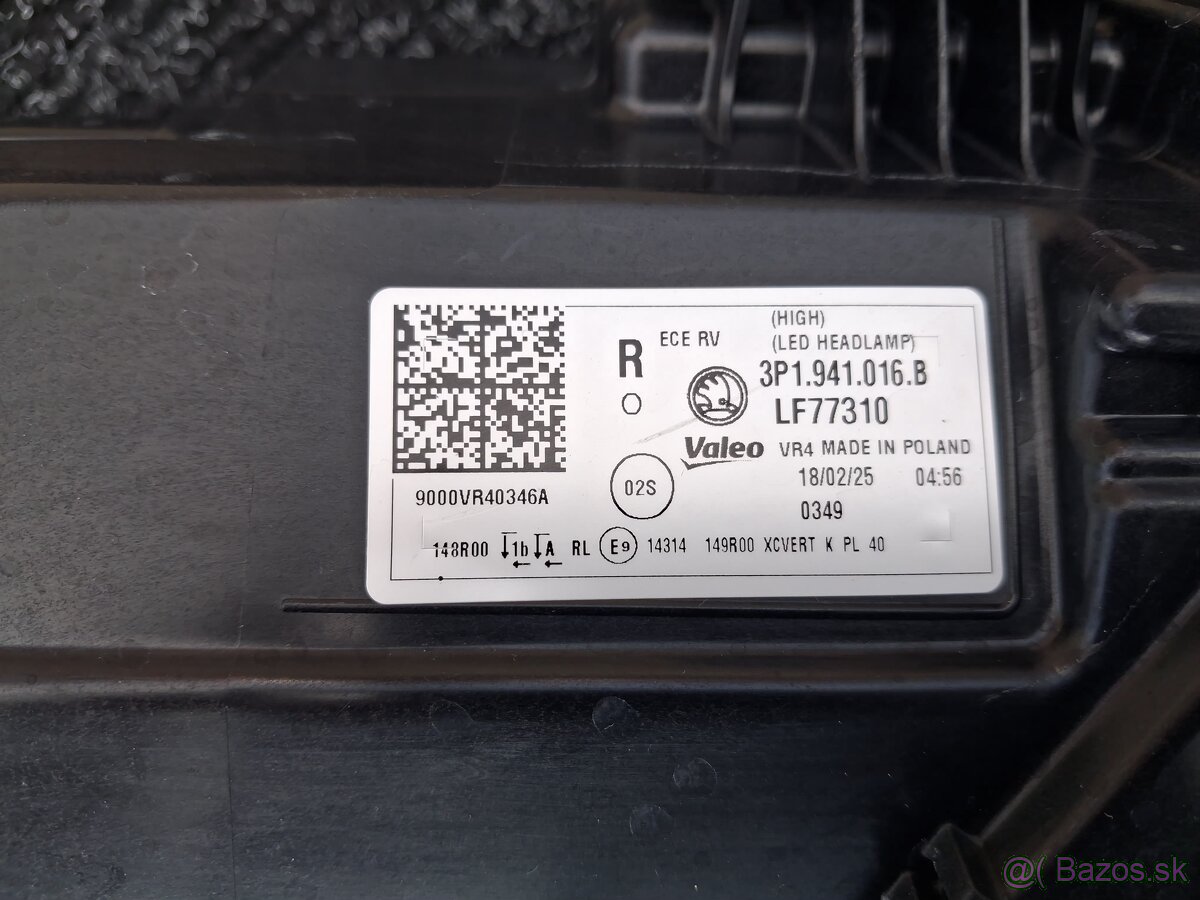 Skoda SUPERB 4 IV SVETLO FULL LED 3P1941015-6B - 6