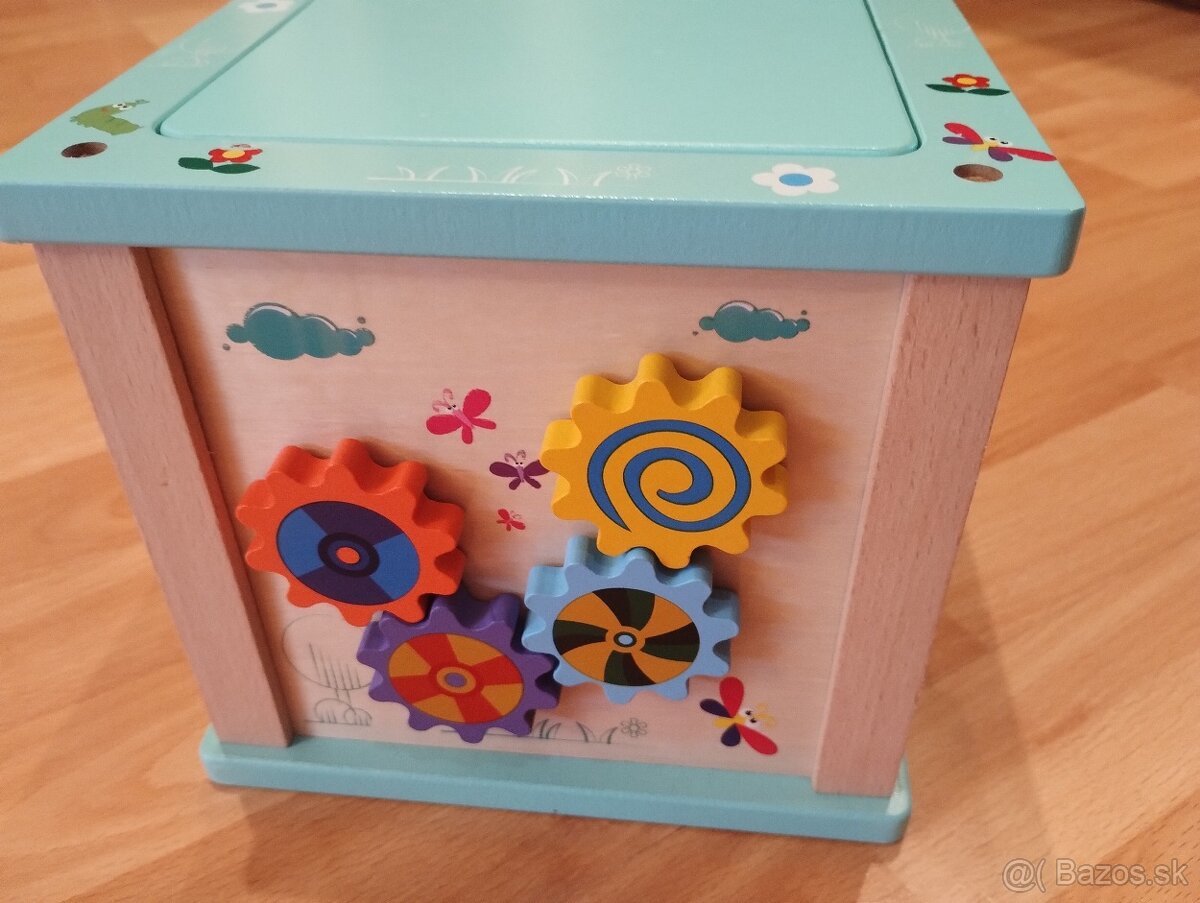 Drevenná multiaktívna kocka - 6