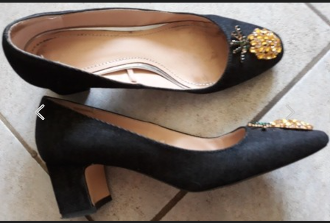 Lodicky 39 Zara so sperkom riflovina a cierne lodicky 38. - 6