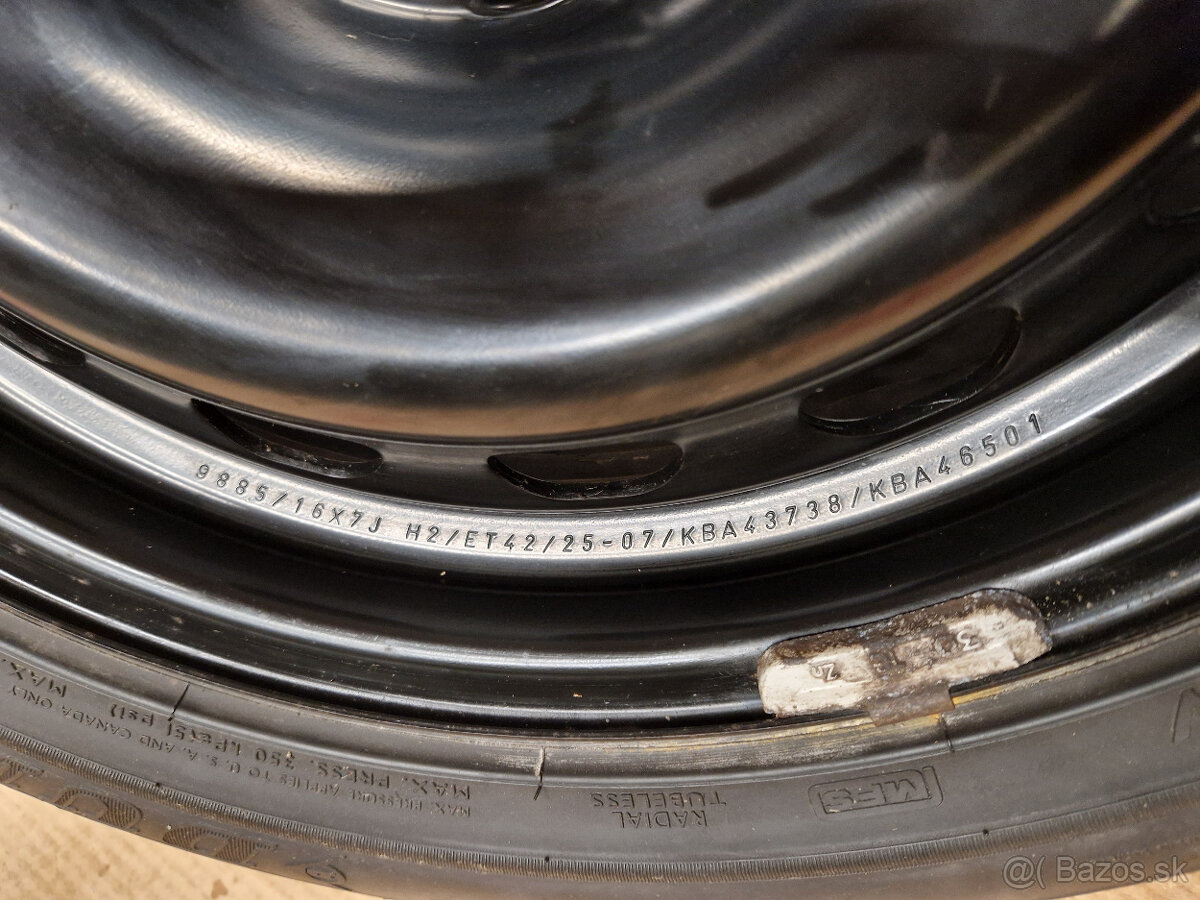 5x112 r16 rezerva disk kolo vw skoda seat audi 205 55 16 - 6