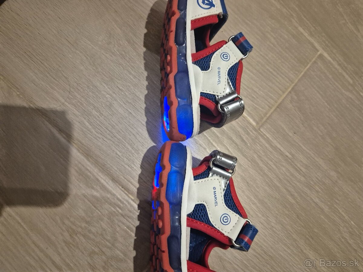 Geox sandále 24 Marvel svietiace - 6