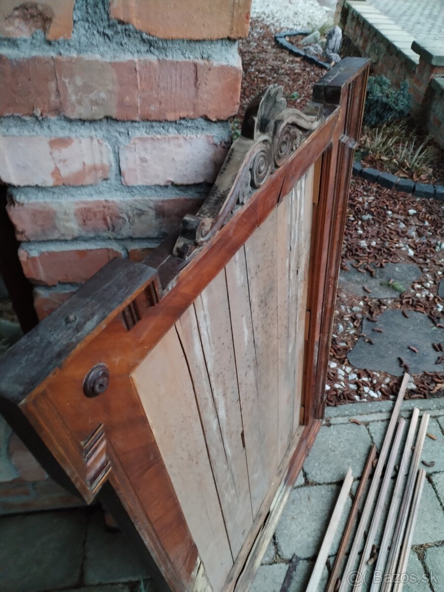 Starožitné zrkadlo +veľký rám - 6