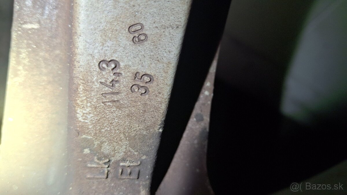 Predám Alu disky Botbet r16 - 6