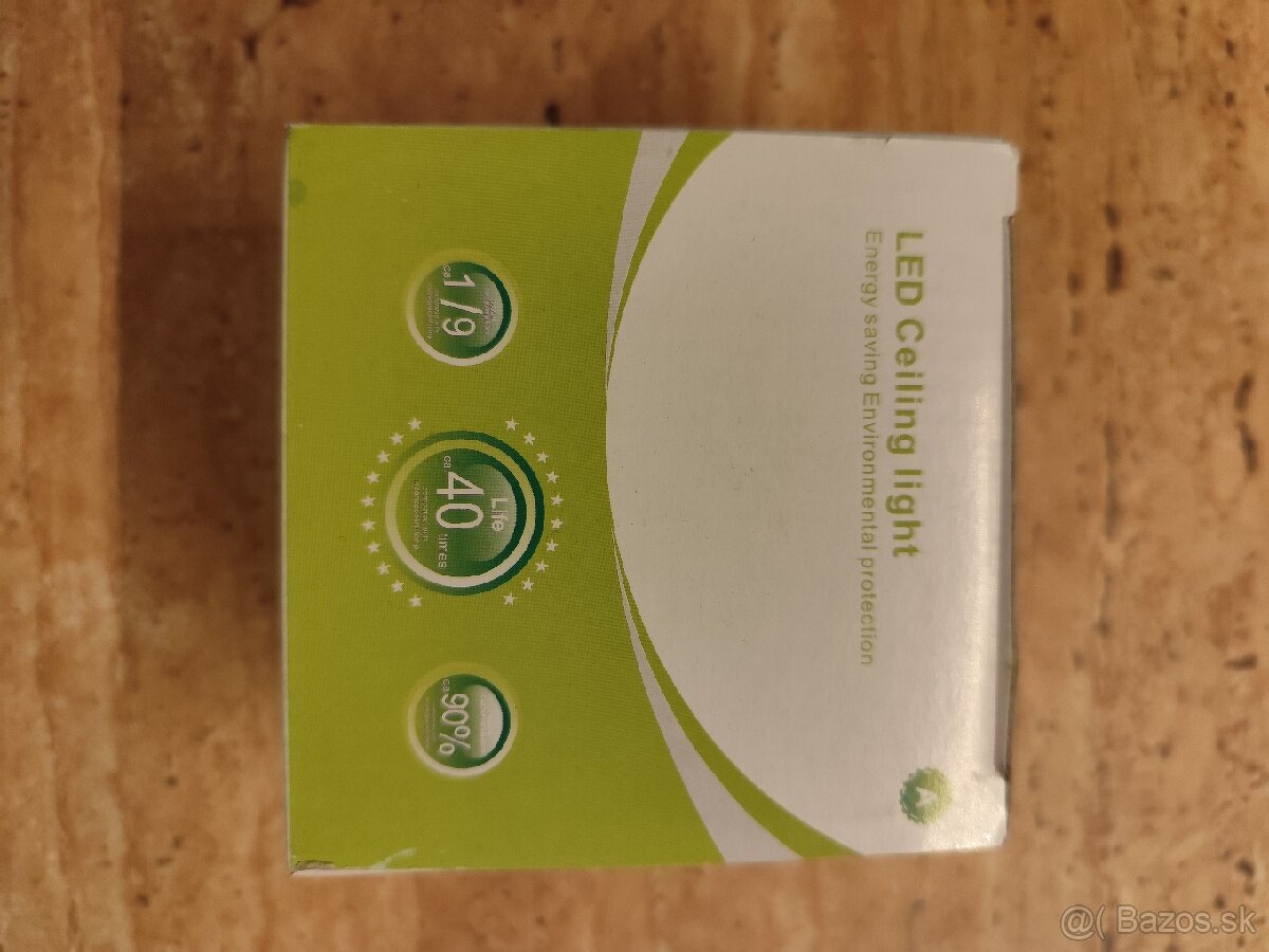 LED stropné svietidlo - 3W / Teplá biela - 6