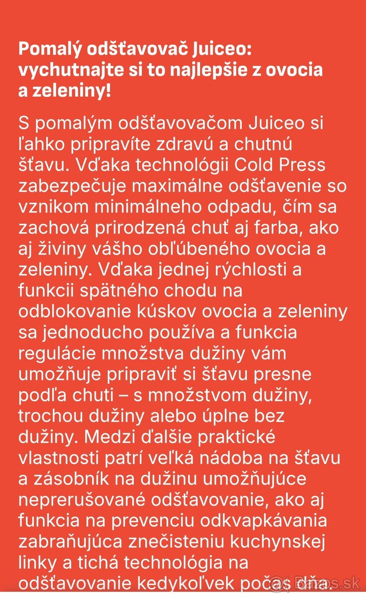 Predám Odstavovač Tefal zc 150838 150w - 6