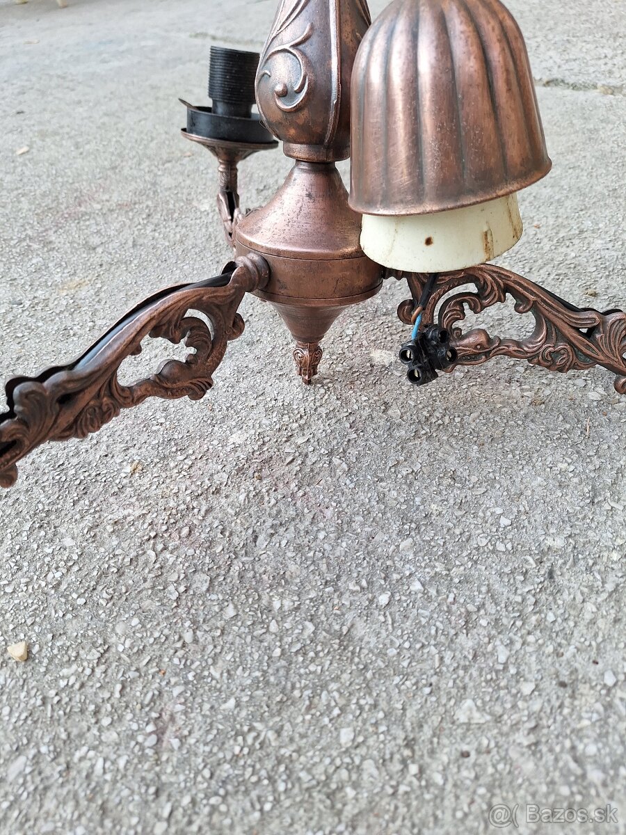 Starý medený luster - 6