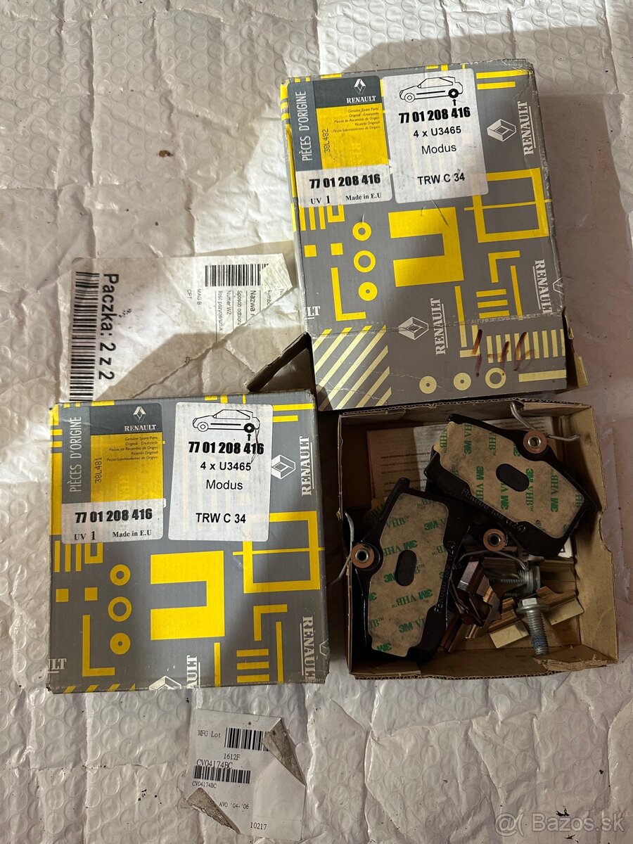 Brzdové doštiky + ND Renault,Dacia - 6