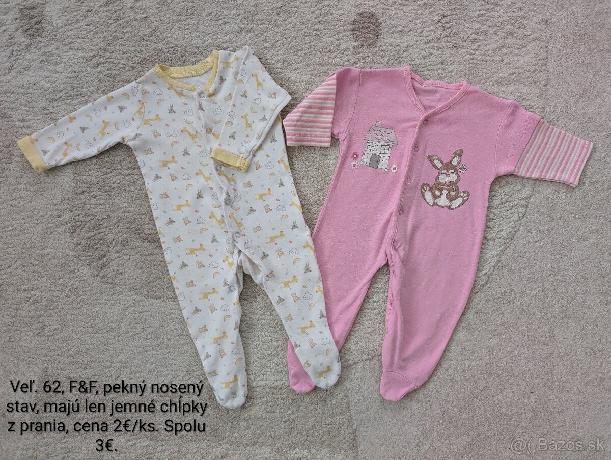 Oblečenie dievčatko veľ. 62 - 6