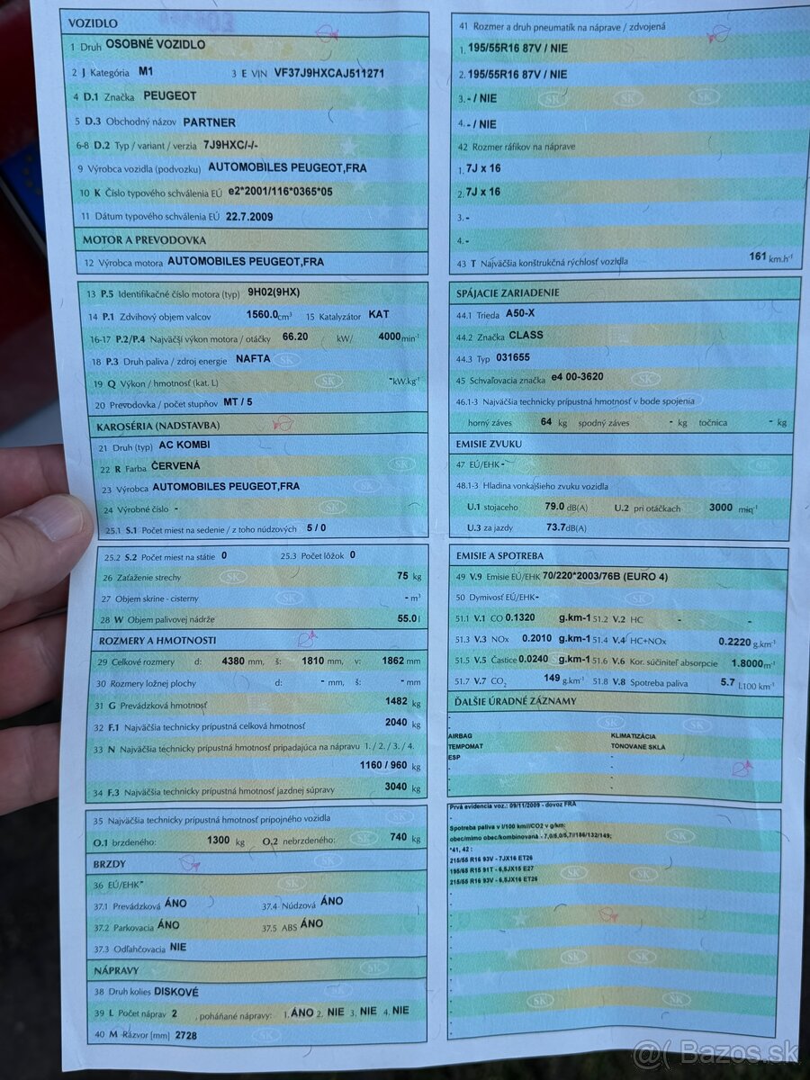 Peugeot Partner 1,6 HDI Tepee - 6