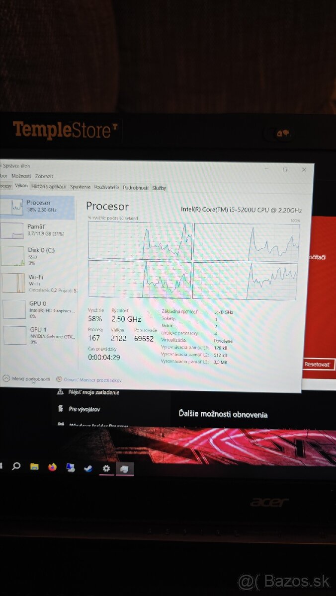 Acer Aspire V15 Nitro / i5 5200U/ 12GB RAM/ GTX850M - 6