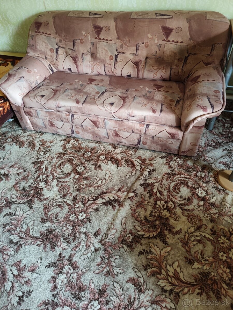 Rozkladacia sedacia súprava s dvoma kreslami - 6