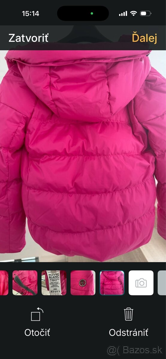 Kvalitna lyziarska bunda Poivre Blanc - 6