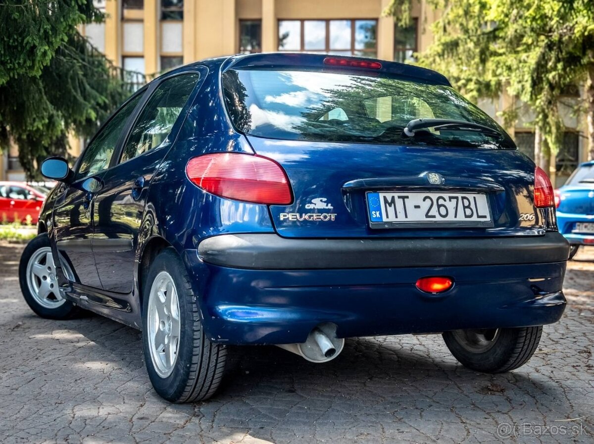 Peugeot 206 1.1, 44kW, 5dv. - 6