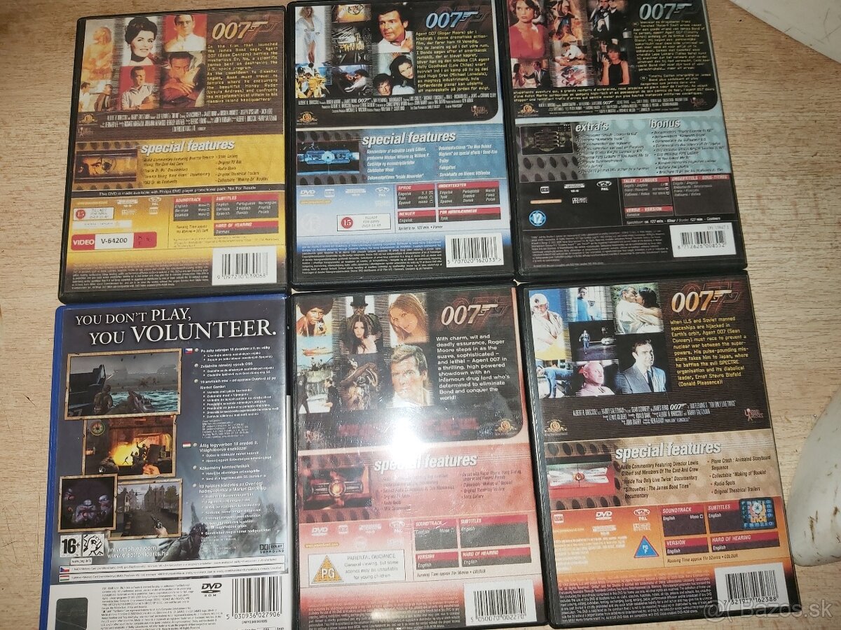 DVD Agent 007 a Play Station 2 plus 11ks hry - 6