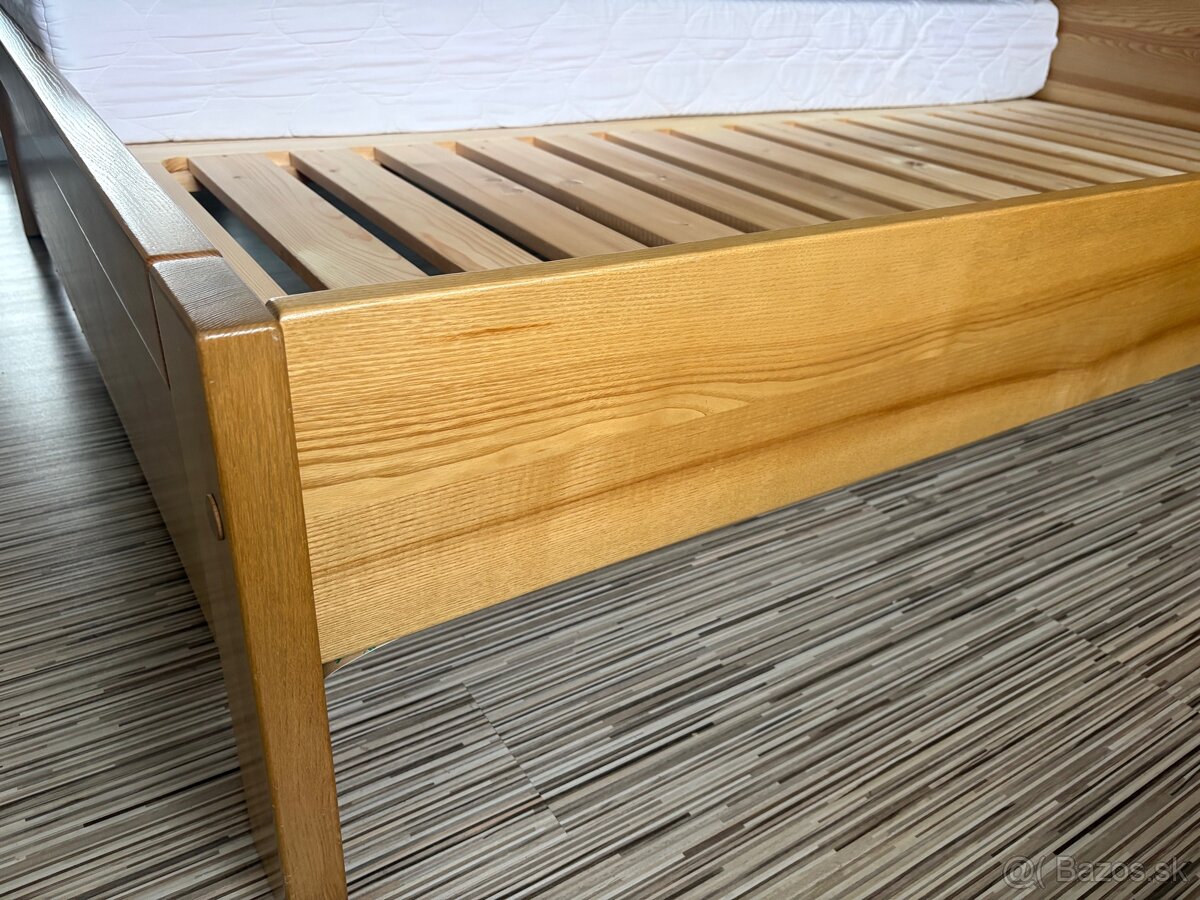 Manželská posteľ- masív - 6