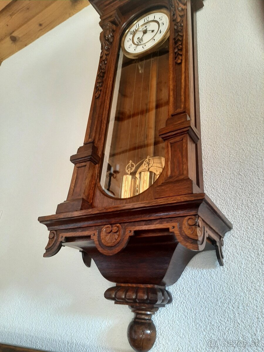 Starožitné figurálne, nástenné hodiny TH 1880. - 6