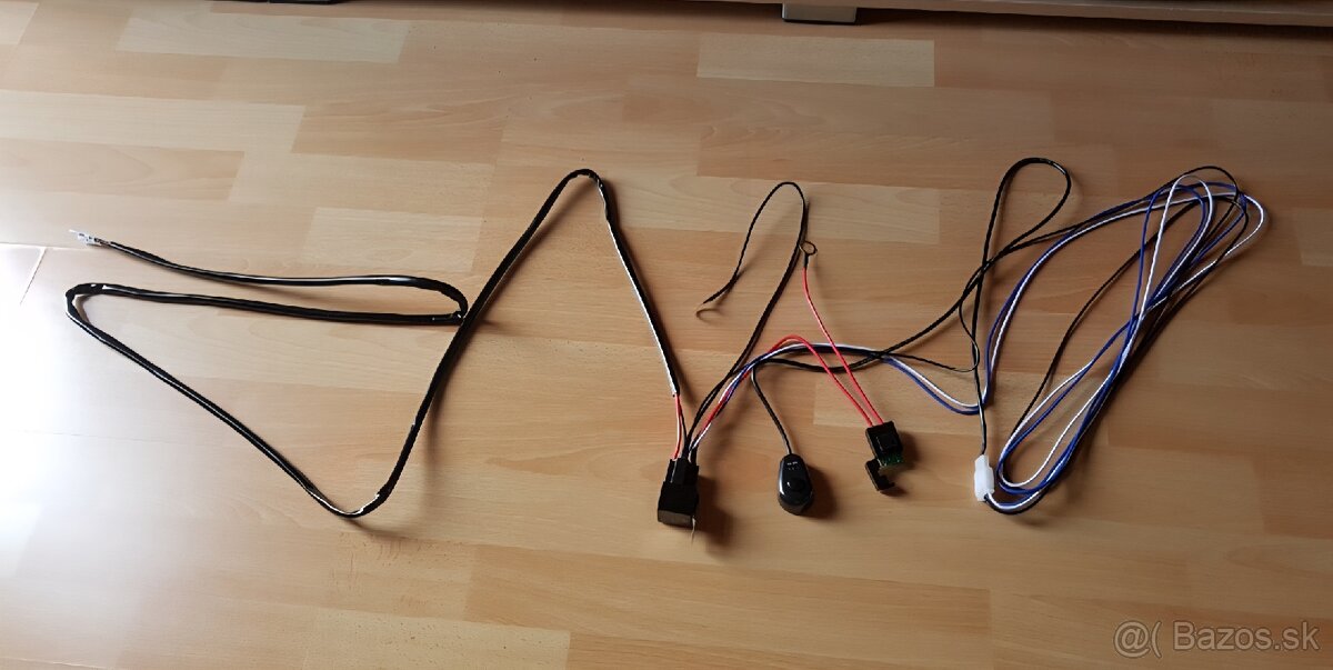 Kabeláž na led rampy - svetla
- 6