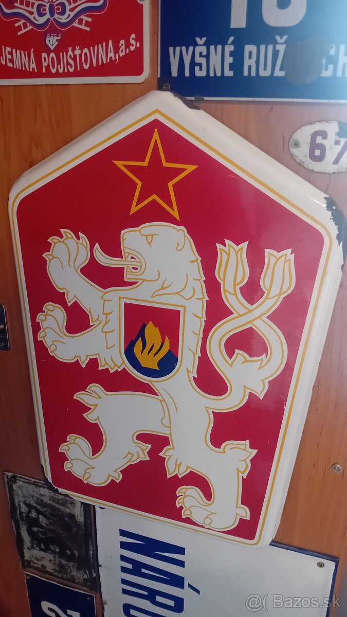 Veľa smaltovanych tabul - 6