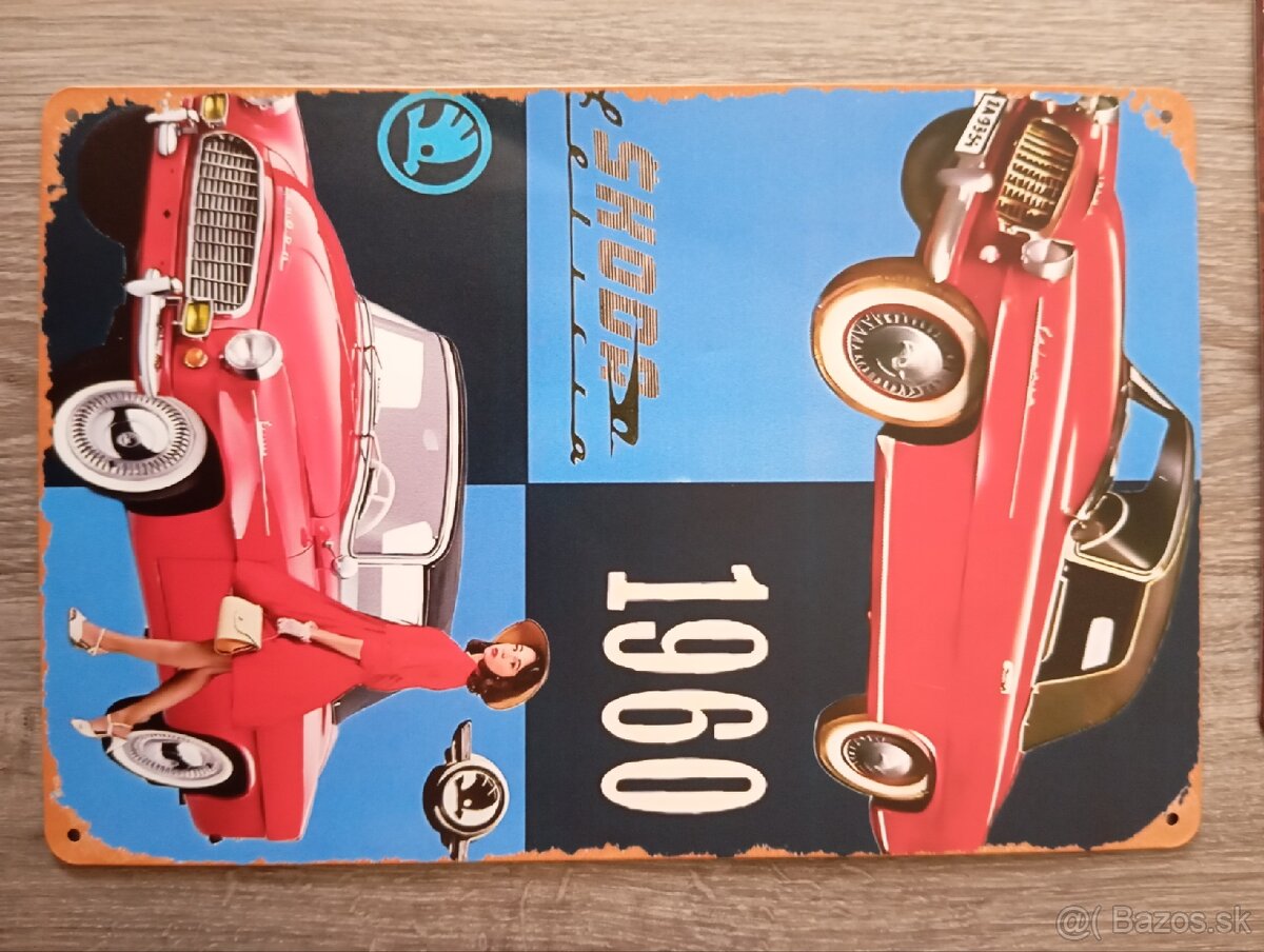 Škoda 130RS/LR, Octavia,Felicia,110R,Garde,retro tabuľky - 6