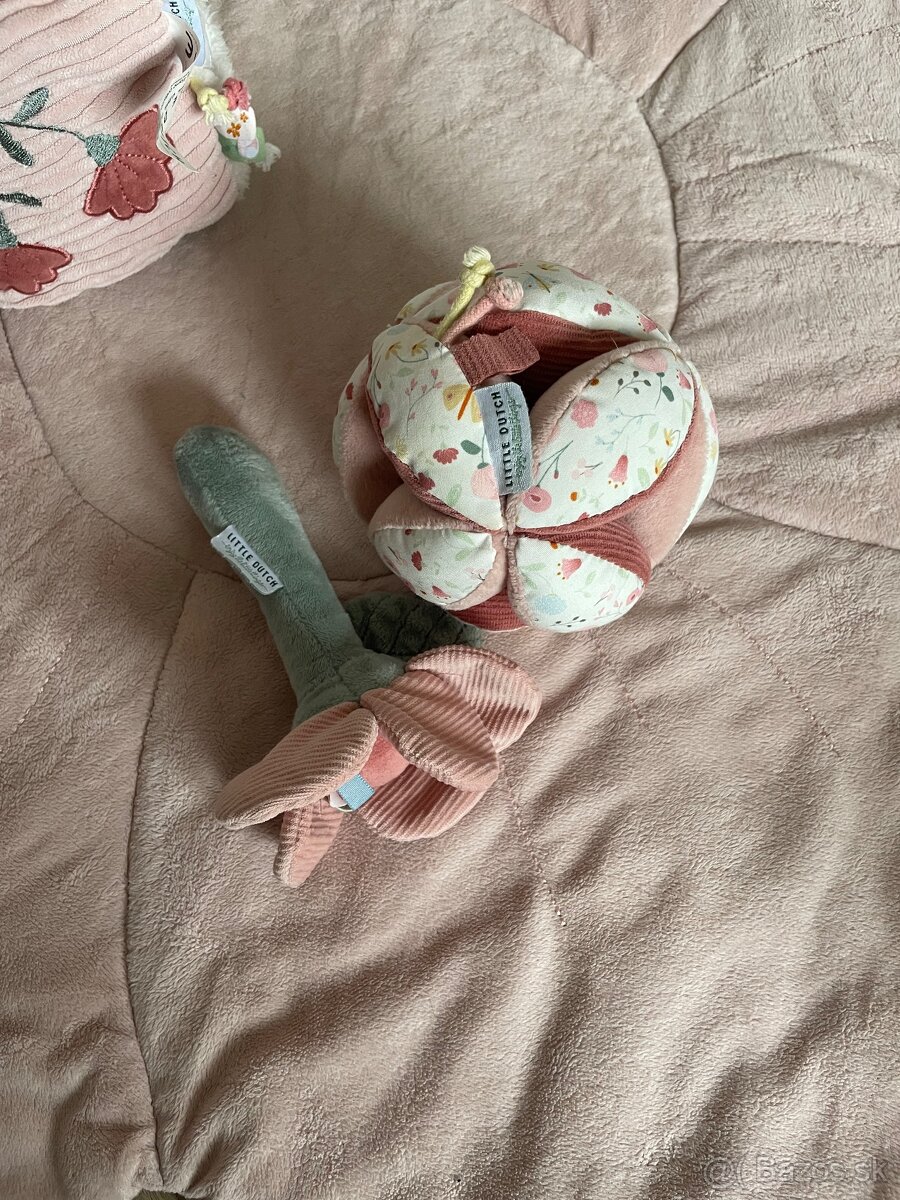 Hracia deka s hrazdičkou little dutch 2v1 + hračky - 6